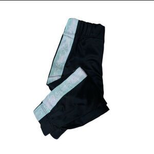 Nike sweatpants black iridescent mint aqua 2T